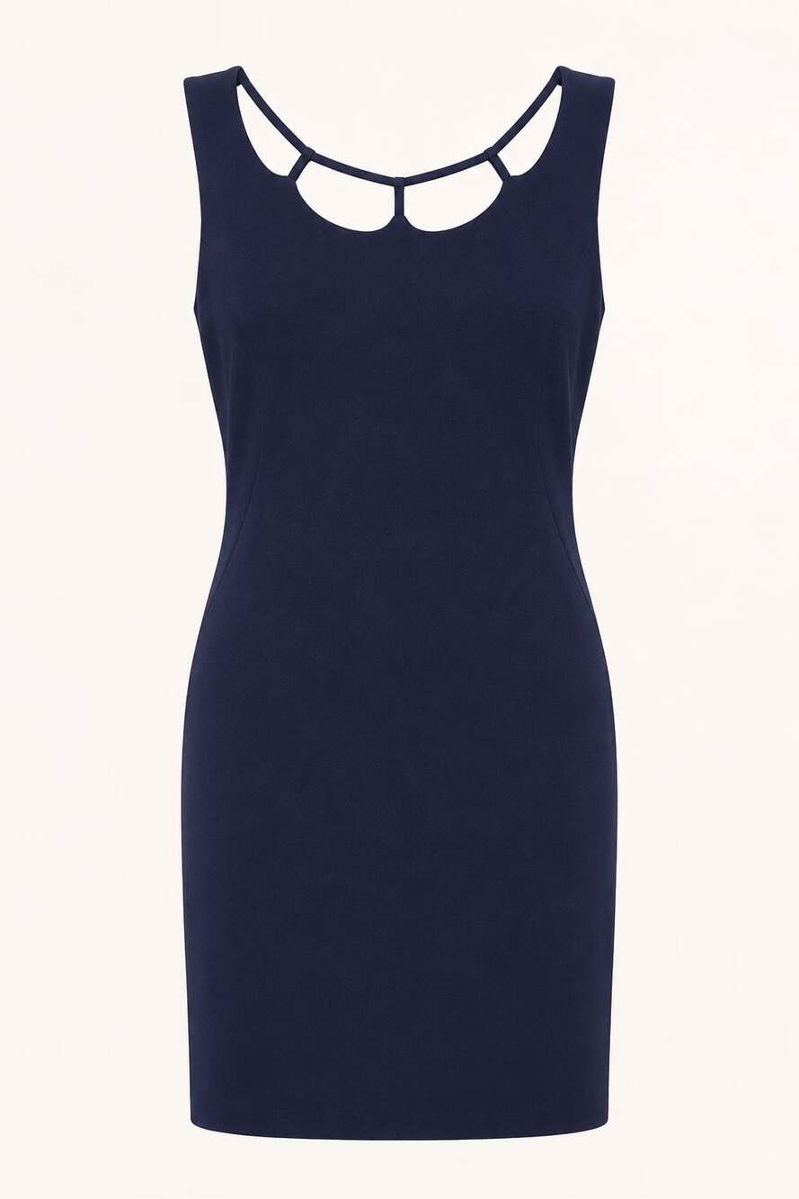 Trina Turk Women's Blue Cutout Sheath Dress Size 2